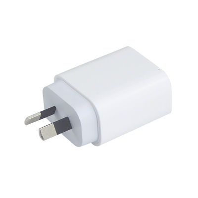 Caricabatterie da parete a 2 pin AU da 20 W a doppia porta – Adattatore di alimentazione a ricarica rapida USB-C e USB-A per telefono, tablet, fotocamera, uso in viaggio