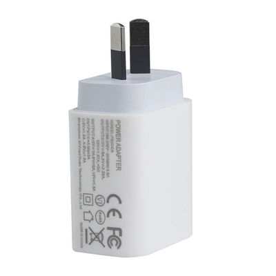 Caricabatterie da parete a 2 pin AU da 20 W a doppia porta – Adattatore di alimentazione a ricarica rapida USB-C e USB-A per telefono, tablet, fotocamera, uso in viaggio