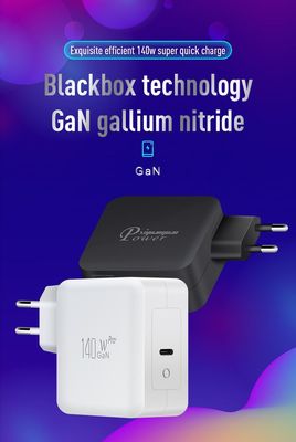 Caricabatterie da muro ad alta potenza USB-C 140W a 2 pin UE – Adattatore di ricarica rapida di tipo C per laptop, tablet, Steam Deck, MacBook, uso in viaggio