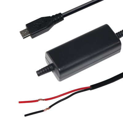 Micro USB a cavo nudo cavo di alimentazione step-up - 5V a 9V/12V cavo di conversione di potenziamento per router, LED, progetti fai da te