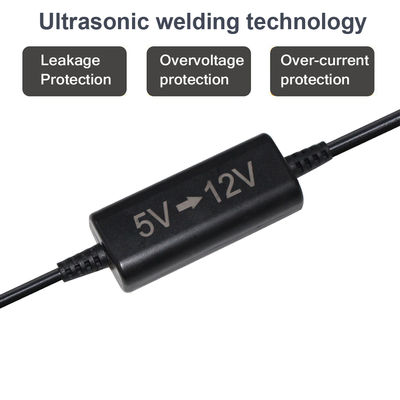 SAE a corrente continua 5.5x2.1 mm Cable di alimentazione step-up -5V a 12V Converter Adapter per pannelli solari, batterie, LED, utilizzo del router