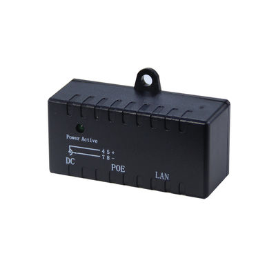 Iniezione PoE attiva - 48V Power Over Ethernet Adapter IEEE 802.3af/at Compatibile per telecamere IP, AP wireless, telefoni VoIP