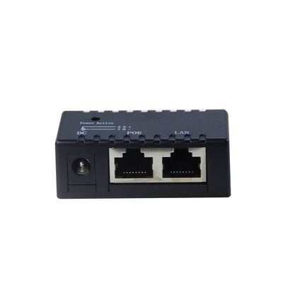 Iniezione PoE attiva - 48V Power Over Ethernet Adapter IEEE 802.3af/at Compatibile per telecamere IP, AP wireless, telefoni VoIP