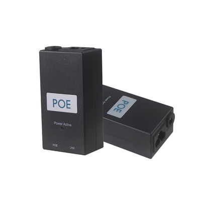 Iniezione PoE attiva desktop - 48V Power Over Ethernet Adapter IEEE 802.3af/at per telecamere IP, AP wireless, telefoni VoIP
