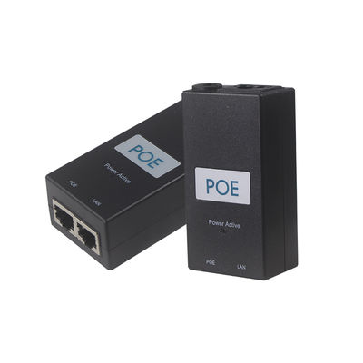 Iniezione PoE attiva desktop - 48V Power Over Ethernet Adapter IEEE 802.3af/at per telecamere IP, AP wireless, telefoni VoIP