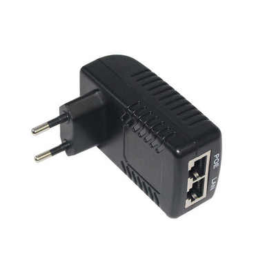 Iniettore PoE 48V EU Plug IEEE 802.3af/at per telecamere IP e AP wireless