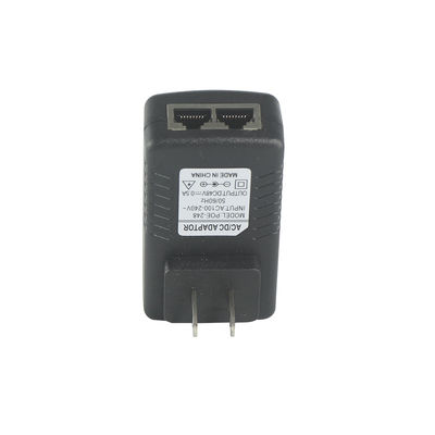 Adattatore di iniettore PoE US Plug - 48V di alimentazione attiva su Ethernet IEEE 802.3af/at per telecamere IP, AP wireless, telefoni VoIP