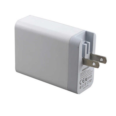 Caricabatterie a parete a 2 porte ¥ 45W Adapter di ricarica veloce con usb-c e usb-a per telefono, tablet, laptop, uso domestico e di viaggio