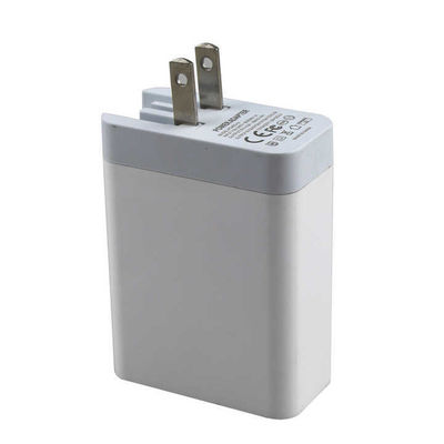 Caricabatterie a parete a 2 porte ¥ 45W Adapter di ricarica veloce con usb-c e usb-a per telefono, tablet, laptop, uso domestico e di viaggio