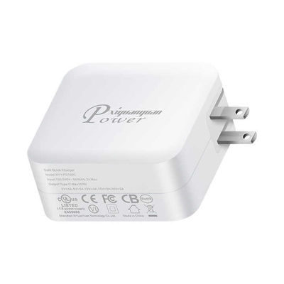 Caricabatterie da muro USB-C GaN da 100W con spina a 2 pin US