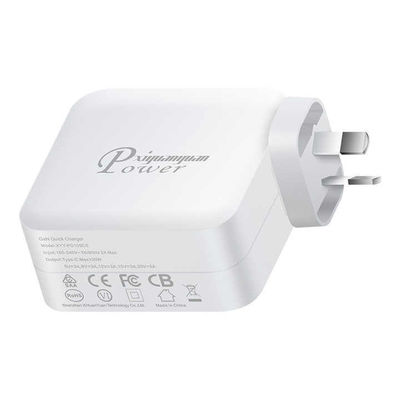 US Plug 100W USB-C Wall Charger ️ 2-Pin High Power Adapter per computer portatili, tablet, telefoni, dispositivi di tipo C (100 ️ 240V Input)