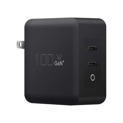 Caricabatterie a parete USB-C a doppia potenza da 100 W con presa USB per laptop e telefono