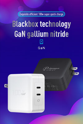 Caricabatterie a parete USB-C a doppia potenza da 100 W con presa USB per laptop e telefono