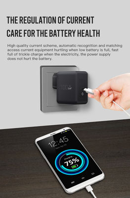 Caricabatterie a muro a 2 pin con porta USB-C, adattatore di alimentazione ad alta velocità da 100W per laptop/tablet/telefono