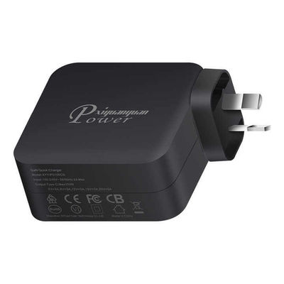 Caricabatterie a parete USB-C a 2 pin, 100W di uscita ad alta velocità Adaptatore di alimentazione tipo C per laptop, tablet, dispositivi mobili