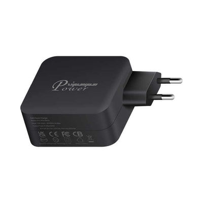 EU 2-Pin USB-C Wall Charger, 100W High-Speed Type-C Power Adapter per computer portatili, tablet e dispositivi mobili