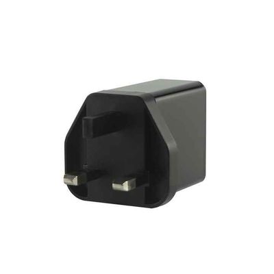 EU 2-Pin USB-C e USB-A Wall Charger, 45W Dual Port Power Adapter per laptop, tablet e smartphone