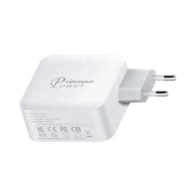 EU 2-Pin USB-C Wall Charger, 140W High-Speed Type-C Power Adapter per laptop, tablet e dispositivi mobili ad alta potenza