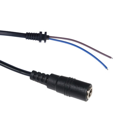 Collegatore a canna femminile DC a cavo pigtail a filo strisciato - 12V cavo di alimentazione da 2,1 mm x 5,5 mm per CCTV, LED, progetti fai da te