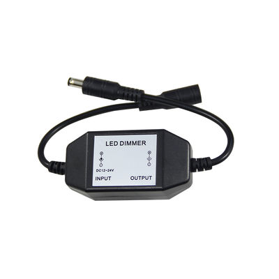 Cavo di prolunga di alimentazione da maschio a femmina CC con interruttore dimmer inline - 5,5 mm x 2,1 mm per strisce LED 12V/24V, barra luminosa, illuminazione fai-da-te