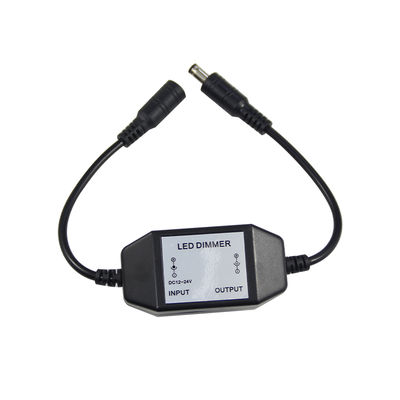 Cavo di prolunga di alimentazione da maschio a femmina CC con interruttore dimmer inline - 5,5 mm x 2,1 mm per strisce LED 12V/24V, barra luminosa, illuminazione fai-da-te