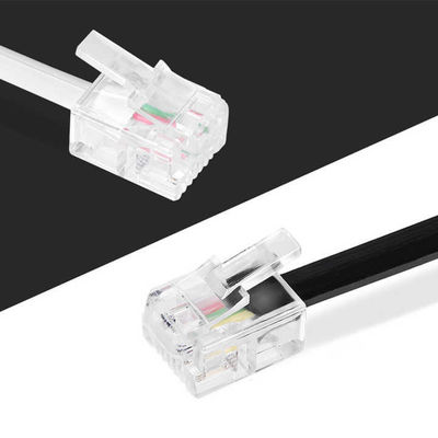 Cavo di prolunga telefonica RJ11 a 4 fili piatto per modem DSL e sistemi di sicurezza