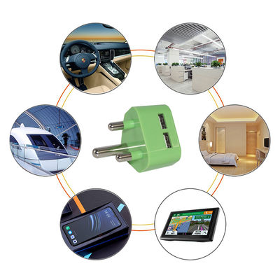 Caricabatterie da muro SA con doppia USB-A 5V 2.4A per dispositivi mobili