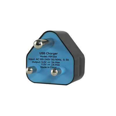 Caricabatterie SA con presa USB, porte USB-C e USB-A 5V 3.4A
