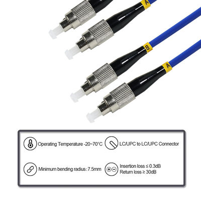 Cavo in fibra ottica duplex monomodale FC a FC 9/125μm OS2