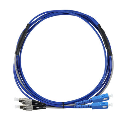 ST a SC Duplex OM3 Multimode Fiber Patch Cable 50/125μm