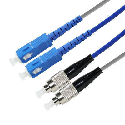 ST a SC Duplex OM3 Multimode Fiber Patch Cable 50/125μm
