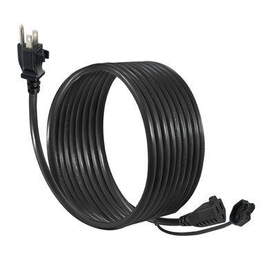Cavo di prolunga da NEMA 5-15P a presa di corrente con clip per cavo 14AWG
