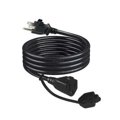 Cavo di prolunga da NEMA 5-15P a presa di corrente con clip per cavo 14AWG