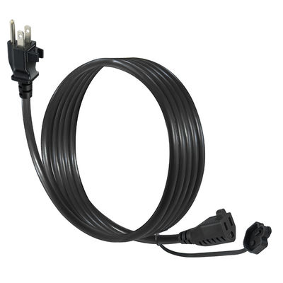 Cavo di prolunga da NEMA 5-15P a presa di corrente con clip per cavo 14AWG