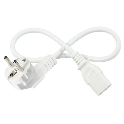 Cavo di alimentazione da spina europea a IEC C13 - Cavo di alimentazione europeo per computer, monitor, stampante, adattatore, 250V 10A