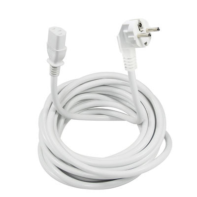 Cavo di alimentazione da spina europea a IEC C13 - Cavo di alimentazione europeo per computer, monitor, stampante, adattatore, 250V 10A