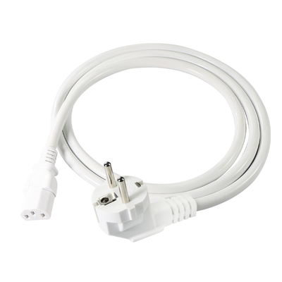 Cavo di alimentazione da spina europea a IEC C13 - Cavo di alimentazione europeo per computer, monitor, stampante, adattatore, 250V 10A