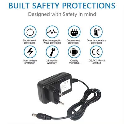 Adattatore di alimentazione EU 5V 2A con connettore DC da 2,1 mm