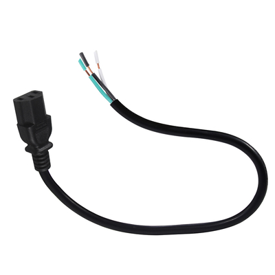 IEC C13 a cavo di alimentazione a filo strippato 10A 250V per server PDU