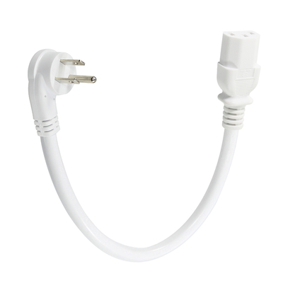 NEMA 5-15P per il cavo di alimentazione C13 a angolo destro - 3 punte US plug to IEC C13 Cable CA per monitor, server, PDU, 10A 125V