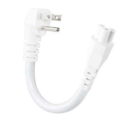 NEMA 5-15P to IEC C5 Cloverleaf Power Cord 3-Prong US AC Cable per adattatore per laptop, notebook, stampante, 125V 10A