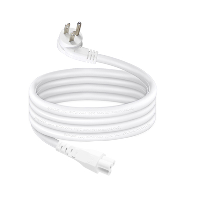 NEMA 5-15P to IEC C5 Cloverleaf Power Cord 3-Prong US AC Cable per adattatore per laptop, notebook, stampante, 125V 10A