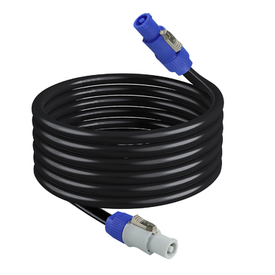 Cavo di prolunga PowerCON - Cavo di alimentazione CA a 3 pin con bloccaggio per illuminazione da palco, apparecchiature audio, distribuzione di energia per eventi