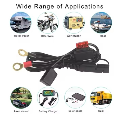 Cavo batteria da SAE a terminale ad anello con fusibile in linea 12V