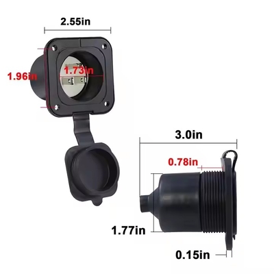 NEMA 5-15P a 2x 5-15R Y Splitter Power Extension Cable- 2 prese, 125V/15A, UL elencato per uso interno