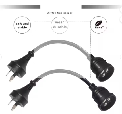 Prolunga australiana a 3 pin 10A/15A Cavo in PVC approvato SAA