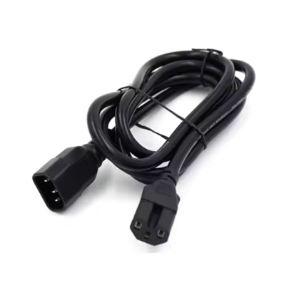 IEC C14 a C15 cavo di alimentazione, maschio a femmina cavo ad alta temperatura 250V 10A per server, rete, PDU, kettle