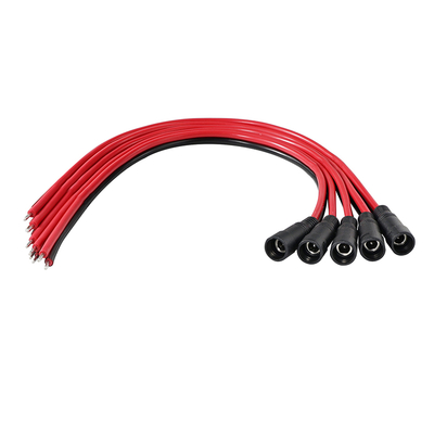 Cavo di alimentazione da spina DC maschio a filo stagnato, 5,5x2,1 mm o 5,5x2,5 mm, cavo adattatore di alimentazione 12V DC per CCTV, LED, fai da te