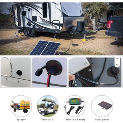 SAE Socket Sidewall Port Panel Mount Connector con tappo antipolvere