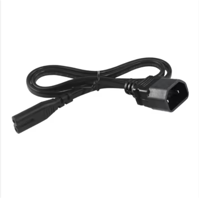 Cable di alimentazione da C7 a C18 ad angolo retto, cavo di alimentazione IEC 60320, da femmina a femmina, 10A 250V, VDE approvato